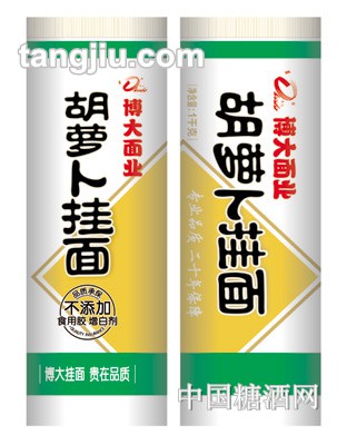 博大谷蔬胡萝卜挂面1千克