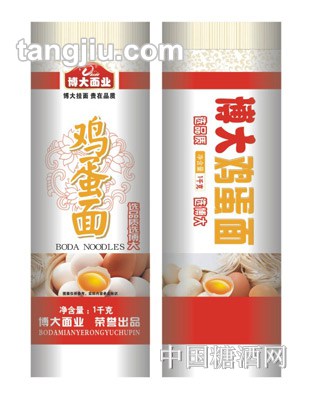 博大中国红鸡蛋面1000g