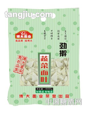 博大面叶蔬菜面400g