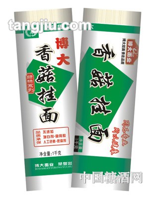 绿标香菇挂面1000克白版
