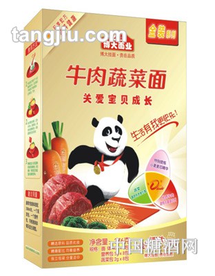 博大骨金装牛肉蔬菜面376克