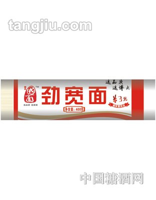 博大国面系列劲宽面400g