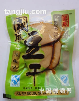 散装泡椒豆干