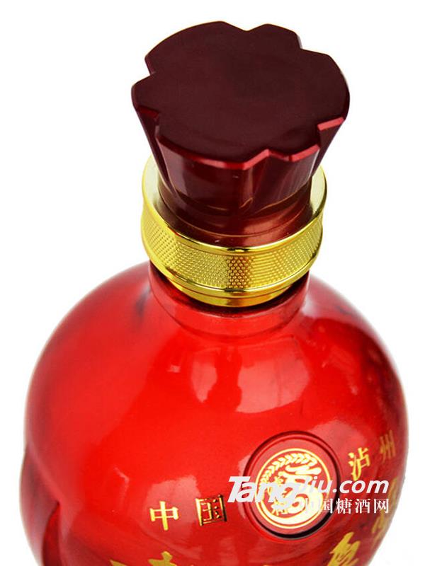 老窖原浆酒红福瓶帽设计