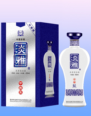 淡雅蓝