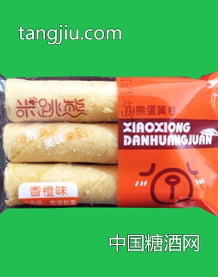 米跳熊小熊蛋黄卷香橙味