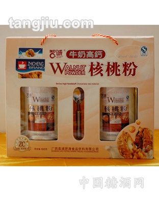 牛奶高钙核桃粉礼盒600g