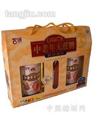 中老年无糖营养麦片礼盒600g