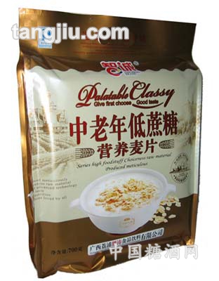 中老年低蔗糖营养麦片700g