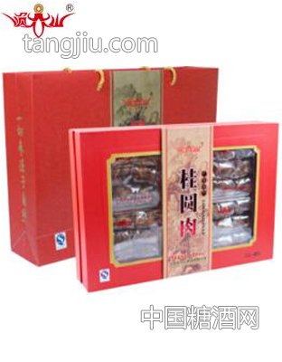 览众山灯笼桂圆肉400g礼盒装