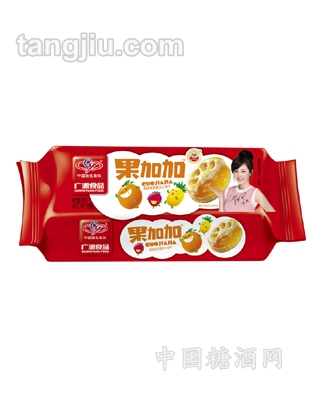 88g果加加香橙味饼干