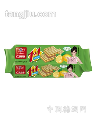 1+1苏打夹心饼干柠檬