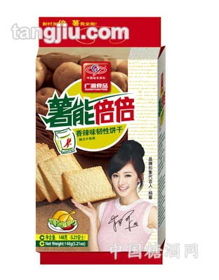 148g薯能倍倍香辣味饼干