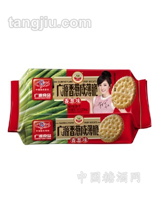 150g广源香葱咸薄脆饼干