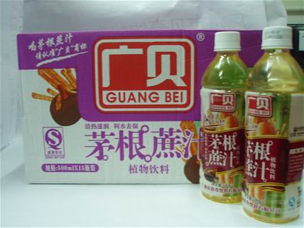 广贝茅根蔗汁饮料