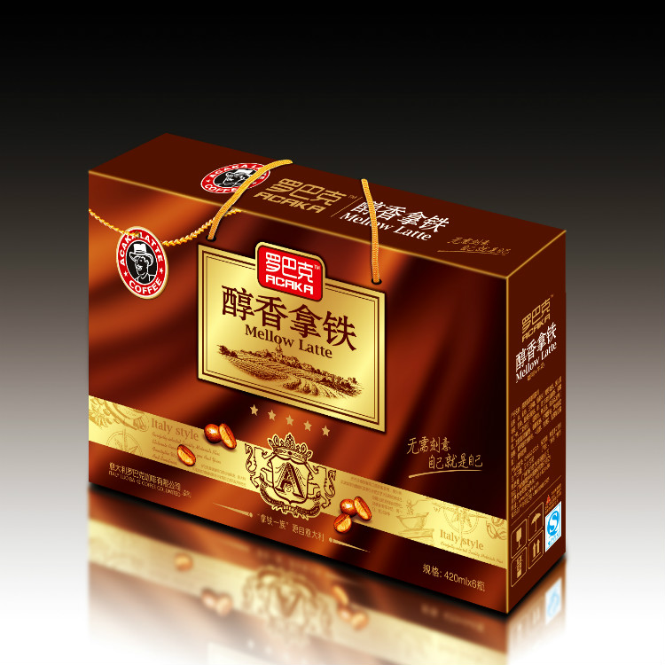 加工加盟礼盒装OEM招商代理咖啡420ml醇香拿铁代工罗巴