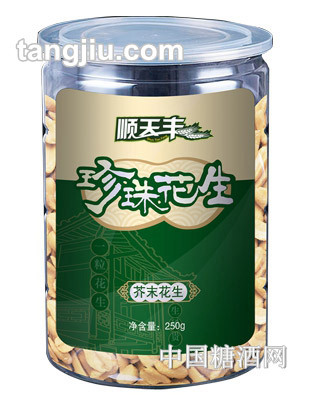 顺天丰芥末花生罐装250g