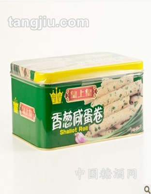 皇上皇广州特产香葱咸蛋卷380g包装