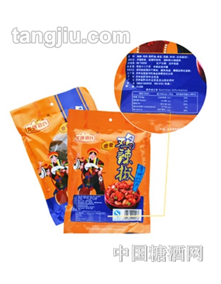 龙哩邓氏袋装带骨鸡辣椒180g