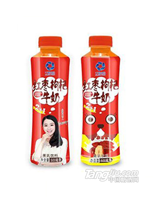 千碧食品红枣枸杞牛奶500ml