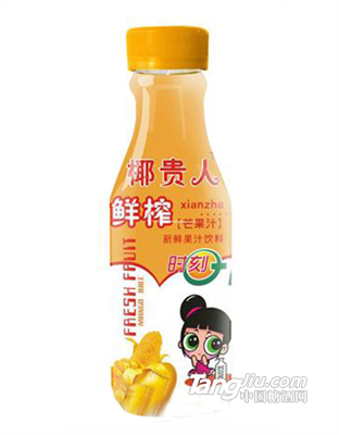 椰贵人鲜榨芒果汁500ml