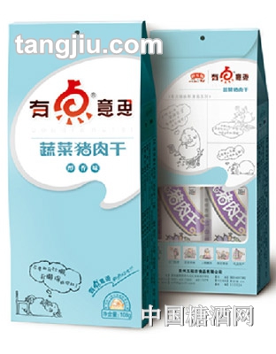 黔五福片状蔬菜猪肉干醇香味108g