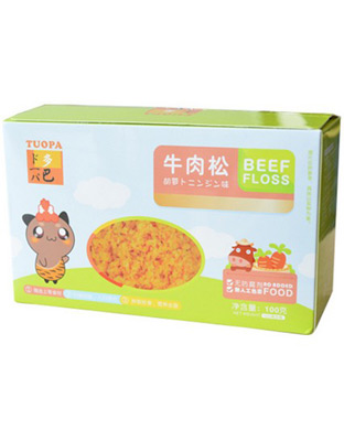多巴牛肉松胡萝卜味100g