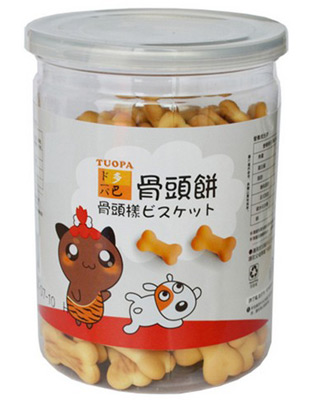 台湾多巴TUOPA骨头饼牛奶味120g