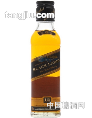 尊尼获加(黑牌)威士忌12年(200ML)