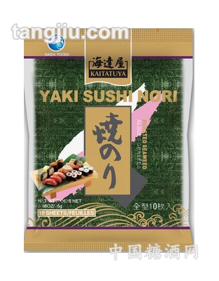 海达屋烤海苔10枚A级25g