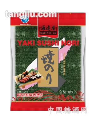海达屋烤海苔10枚C级25g