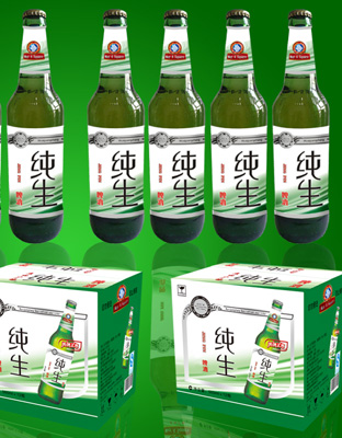 竹叶绿纯生500ML
