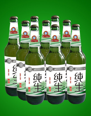 竹叶绿纯生 500ML 1X9瓶1