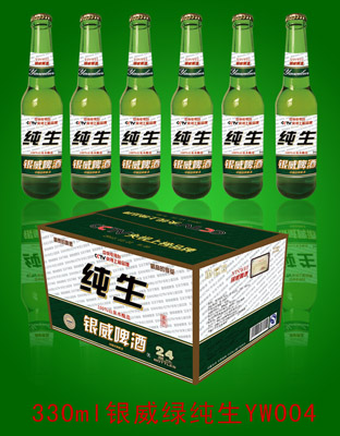 银威绿纯生330ML