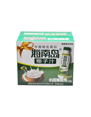 海南岛牌瓶装椰子汁450ml