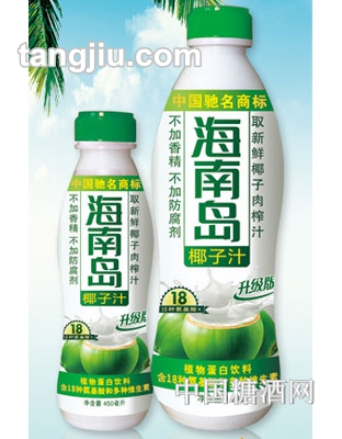 海南岛牌瓶装椰子汁