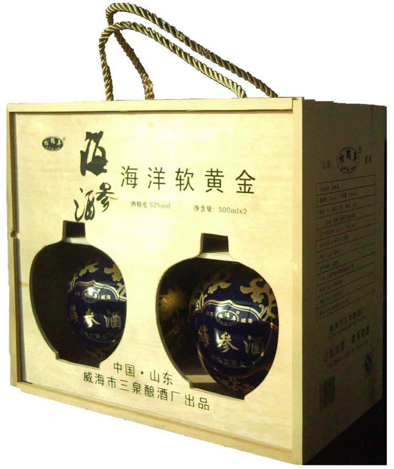 松鹤年52度蓝钻海参酒