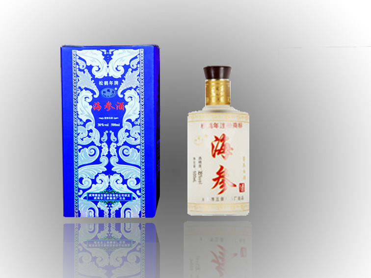 松鹤年牌银海参酒