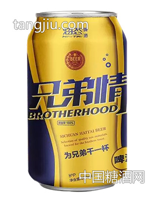 海态啤酒兄弟情罐装320ml