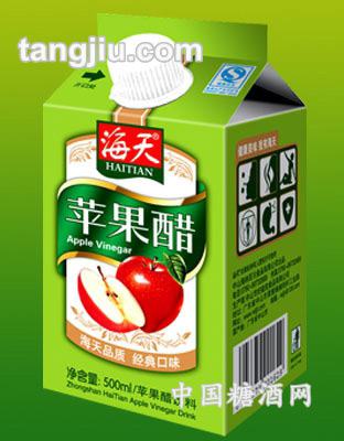 海天苹果醋屋顶盒500ml