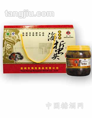 海蜇头礼盒装红白色