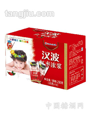 红枣浓浆儿童装250g
