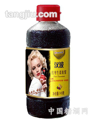 汉波红枣生姜浓浆745g