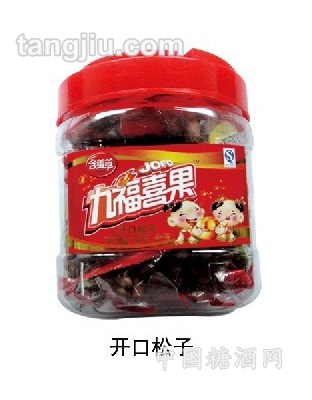 九福喜果开口松子380g
