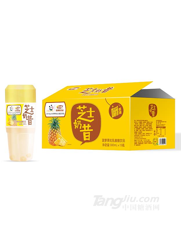 菠萝果粒芝士奶昔380ml