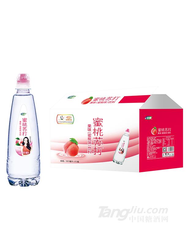 蜜桃苏打水500ml