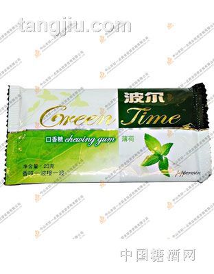 波尔薄荷口香糖