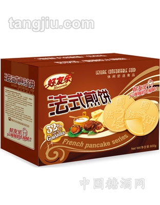 法式煎饼（巧克力味）600G礼盒装