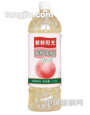 新鲜阳光椰果粒+蜜桃汁1.5L