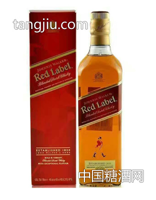 尊尼获加威士忌红牌洋酒